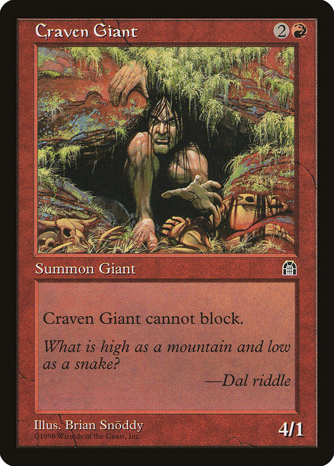 Craven Giant [Stronghold] | Game Grid - Logan