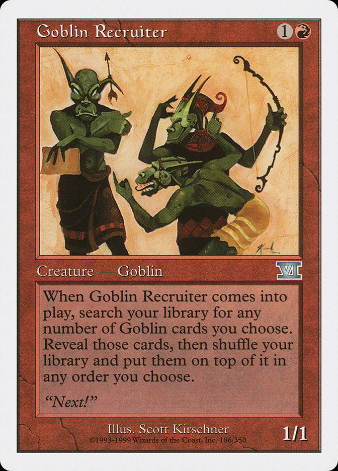 Goblin Recruiter [Classic Sixth Edition] | Game Grid - Logan