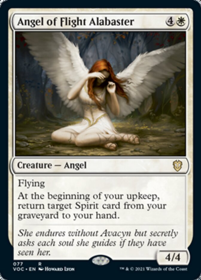 Angel of Flight Alabaster [Innistrad: Crimson Vow Commander] | Game Grid - Logan