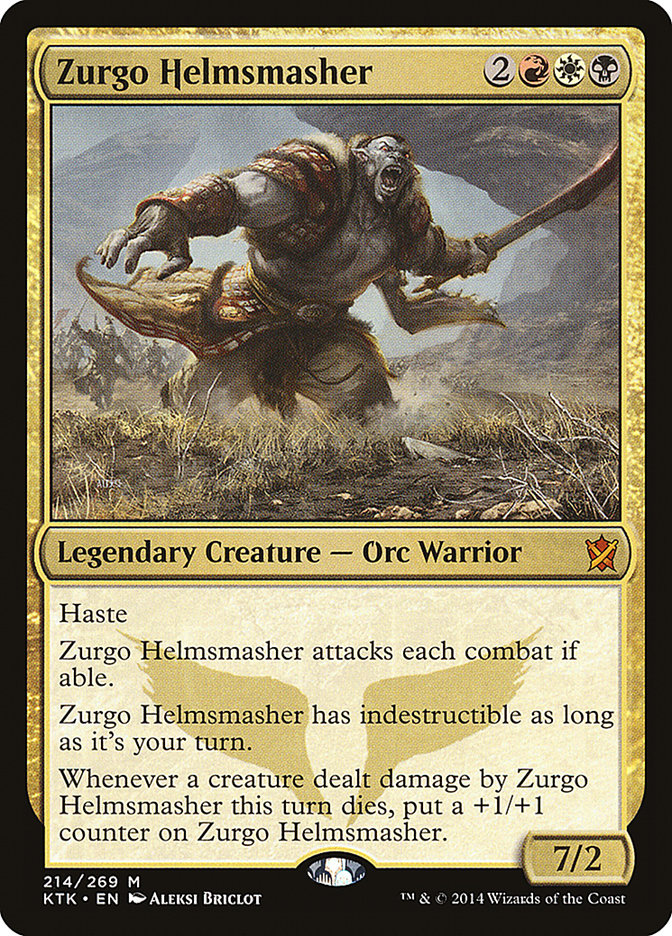 Zurgo Helmsmasher [Khans of Tarkir] | Game Grid - Logan