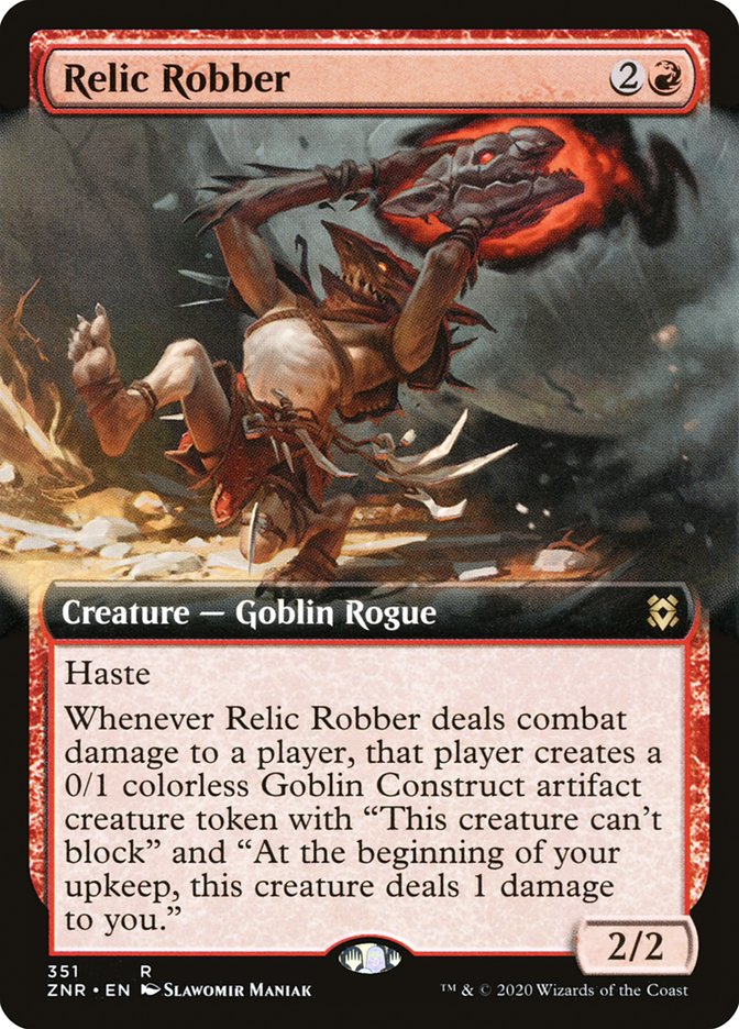 Relic Robber (Extended Art) [Zendikar Rising] | Game Grid - Logan