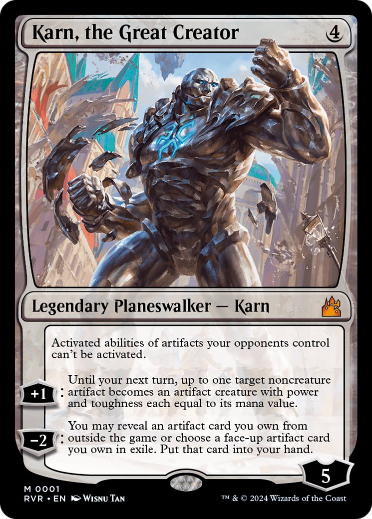 Karn, the Great Creator [Ravnica Remastered] | Game Grid - Logan