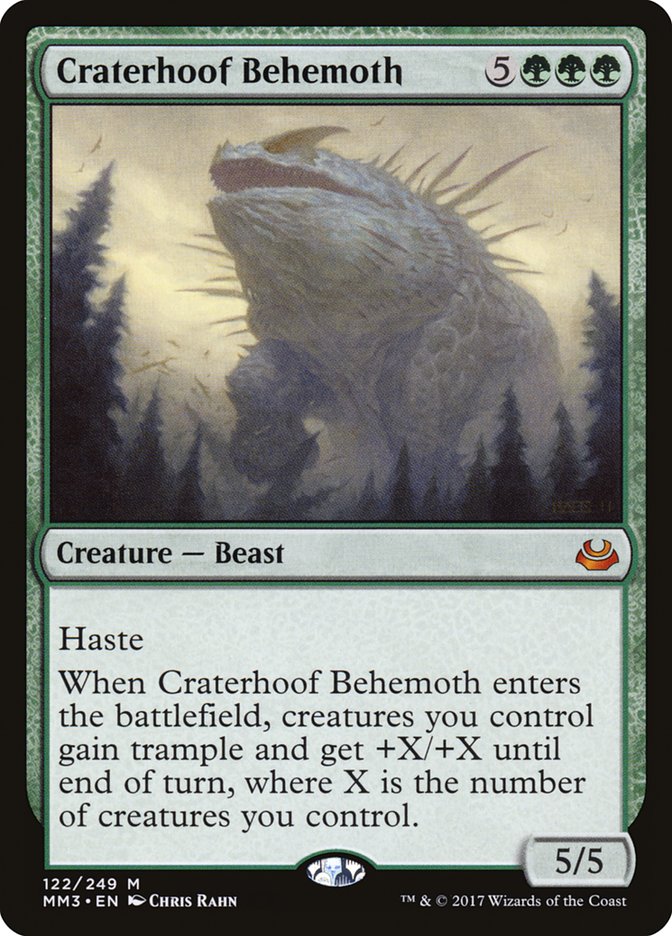 Craterhoof Behemoth [Modern Masters 2017] | Game Grid - Logan