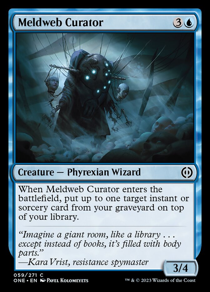 Meldweb Curator [Phyrexia: All Will Be One] | Game Grid - Logan