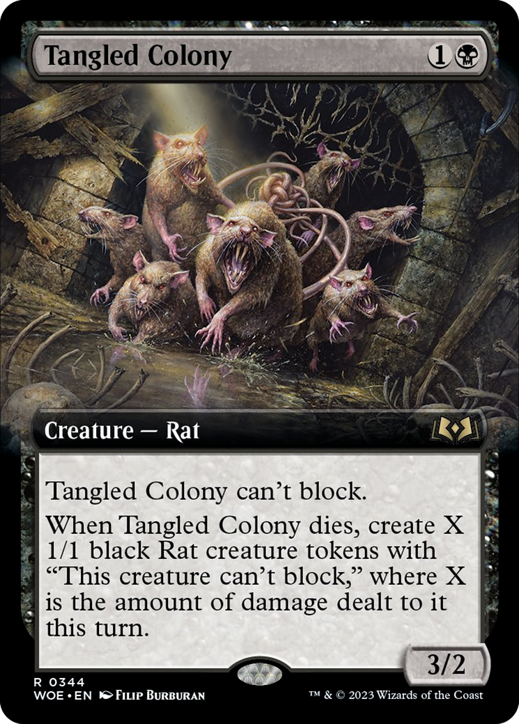 Tangled Colony (Extended Art) [Wilds of Eldraine] | Game Grid - Logan