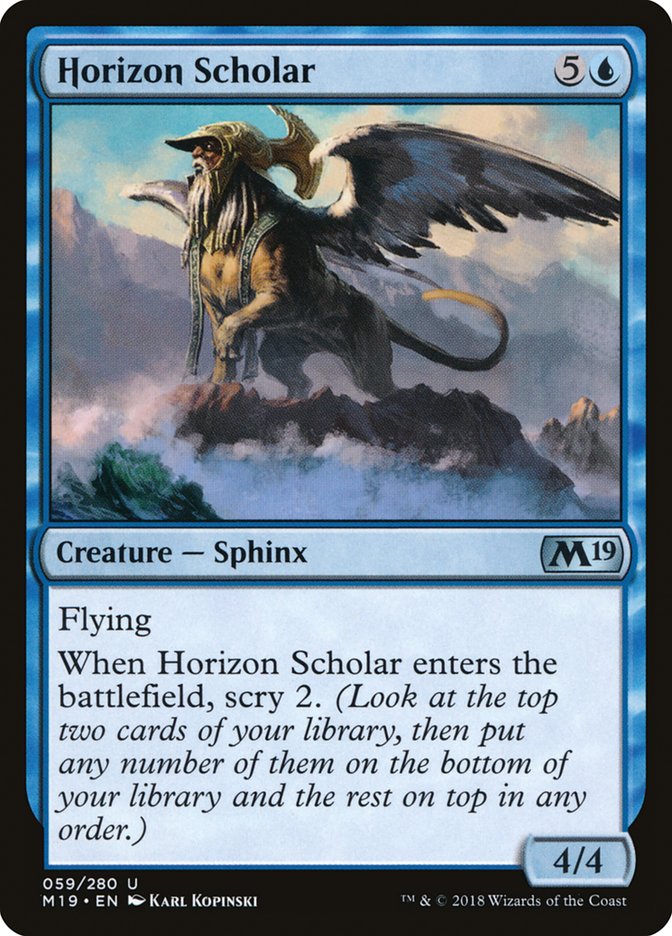 Horizon Scholar [Core Set 2019] | Game Grid - Logan