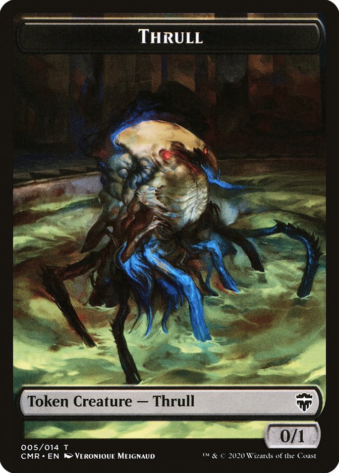 Spirit // Thrull Double-Sided Token [Commander Legends Tokens] | Game Grid - Logan