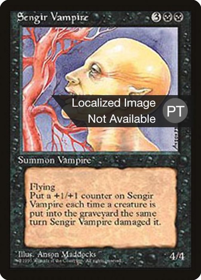 Sengir Vampire [Fourth Edition (Foreign Black Border)] | Game Grid - Logan