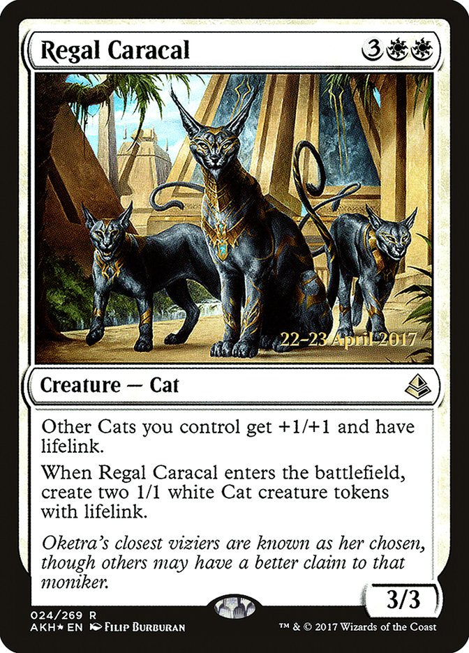 Regal Caracal [Amonkhet Prerelease Promos] | Game Grid - Logan