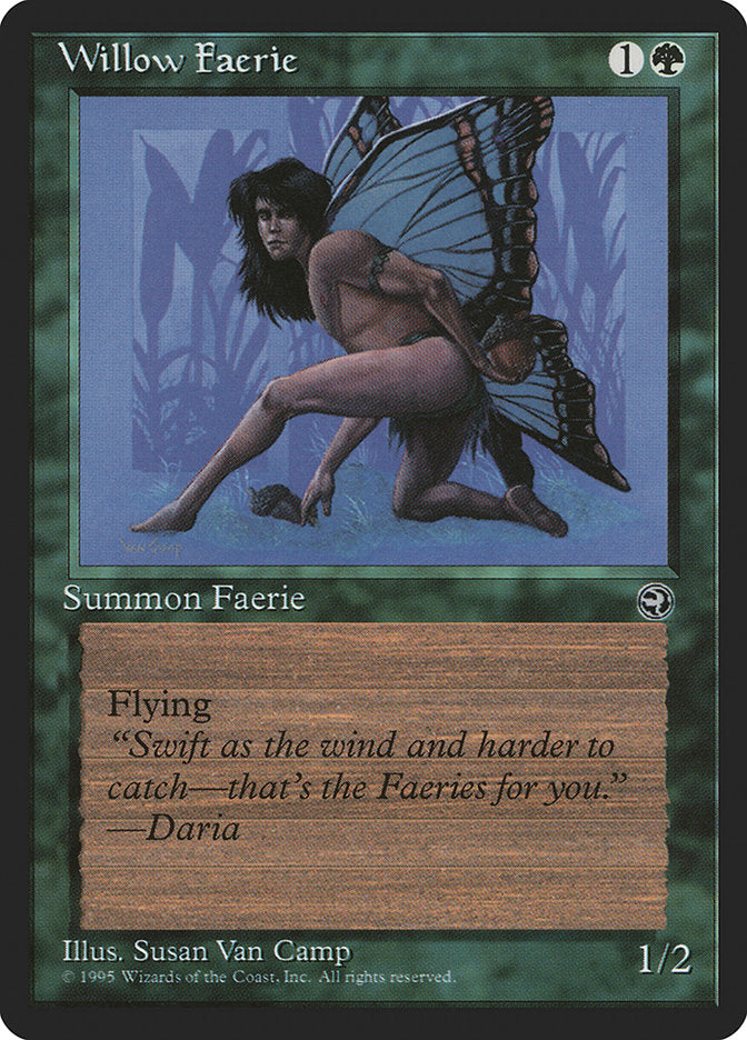 Willow Faerie (Daria Flavor Text) [Homelands] | Game Grid - Logan