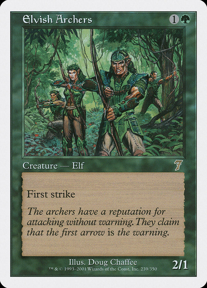 Elvish Archers [Seventh Edition] | Game Grid - Logan