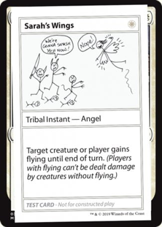 Sarah's Wings (2021 Edition) [Mystery Booster Playtest Cards] | Game Grid - Logan