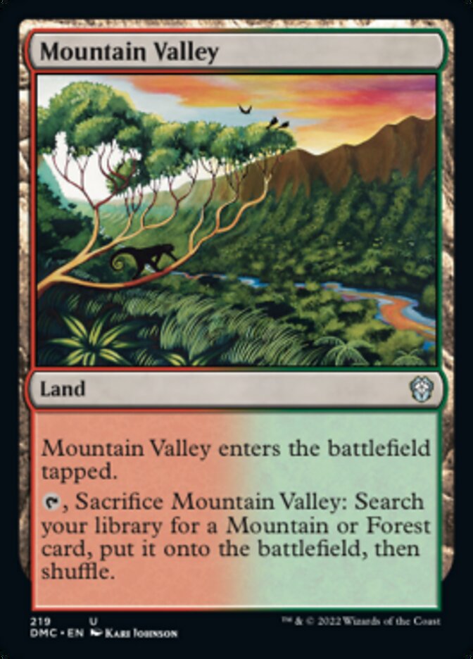 Mountain Valley [Dominaria United Commander] | Game Grid - Logan