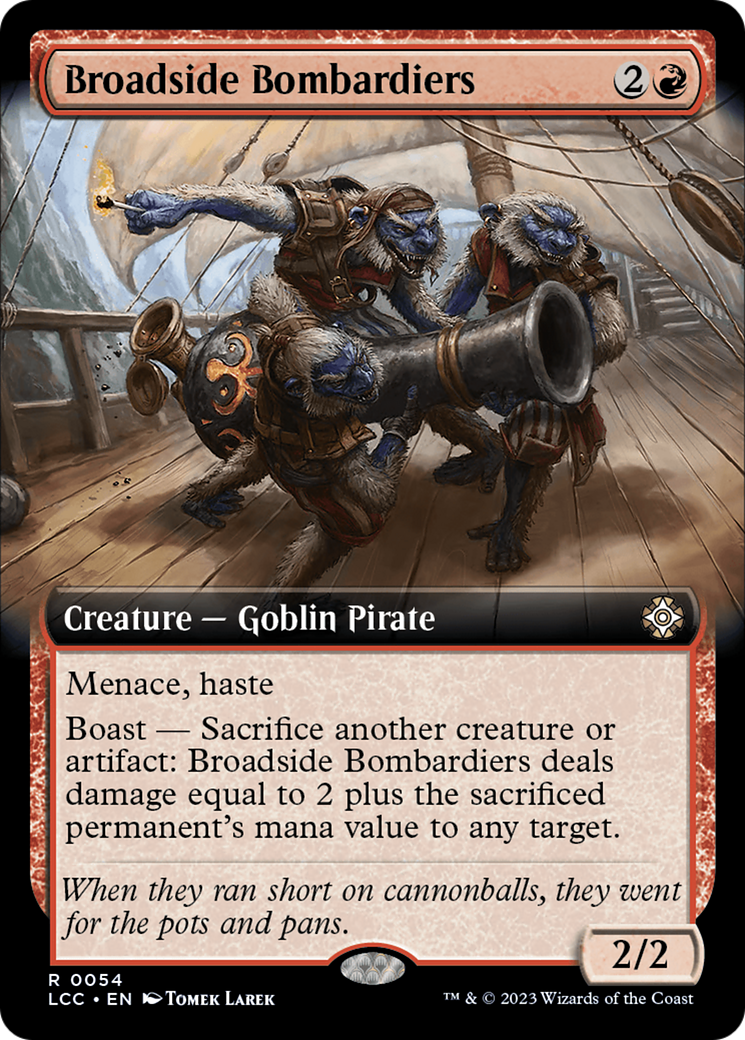 Broadside Bombardiers (Extended Art) [The Lost Caverns of Ixalan Commander] | Game Grid - Logan