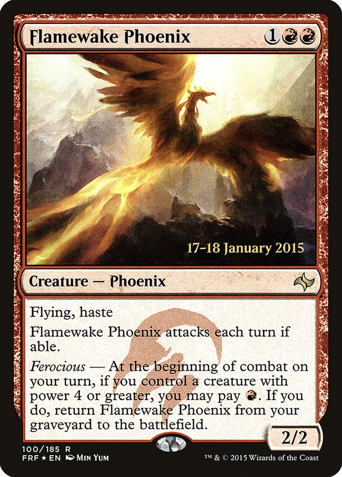 Flamewake Phoenix [Fate Reforged Prerelease Promos] | Game Grid - Logan