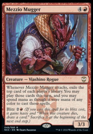 Mezzio Mugger (Promo Pack) [Streets of New Capenna Commander Promos] | Game Grid - Logan