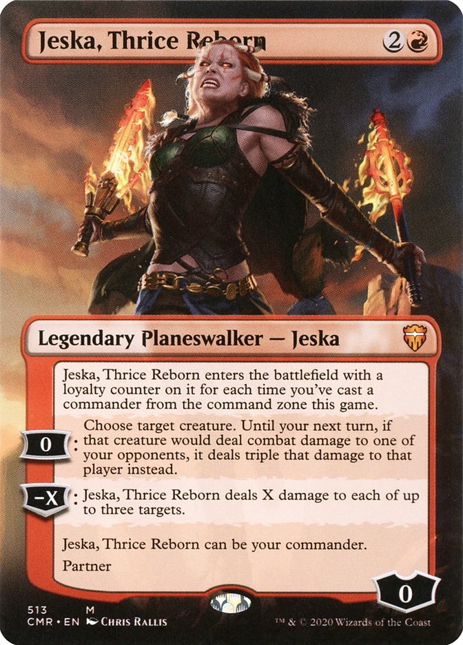 Jeska, Thrice Reborn (Borderless) [Commander Legends] | Game Grid - Logan