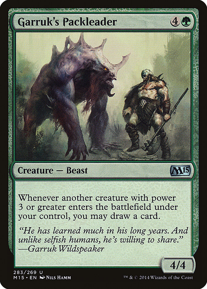 Garruk's Packleader [Magic 2015] | Game Grid - Logan