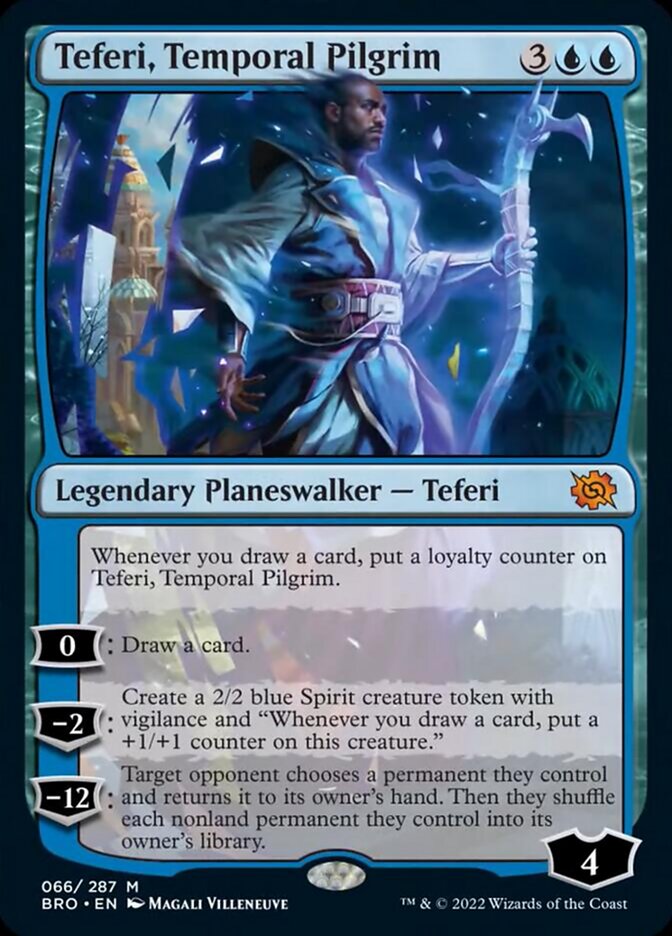 Teferi, Temporal Pilgrim [The Brothers' War] | Game Grid - Logan