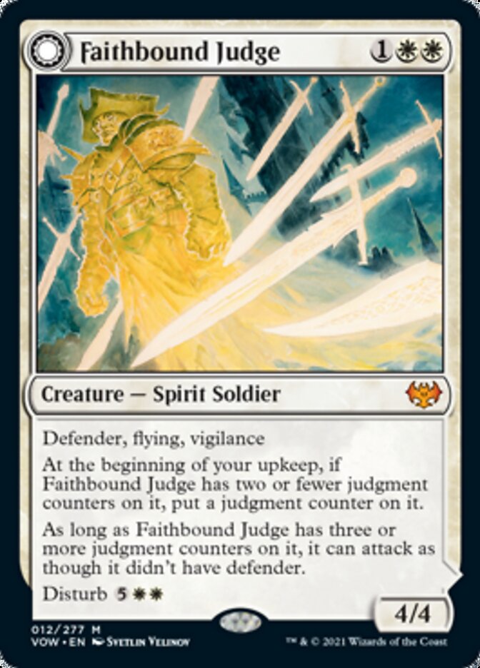 Faithbound Judge // Sinner's Judgment [Innistrad: Crimson Vow] | Game Grid - Logan