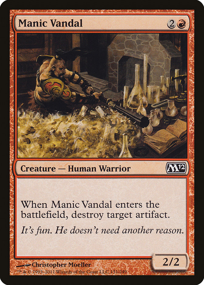 Manic Vandal [Magic 2012] | Game Grid - Logan