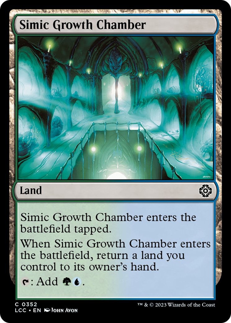 Simic Growth Chamber [The Lost Caverns of Ixalan Commander] | Game Grid - Logan