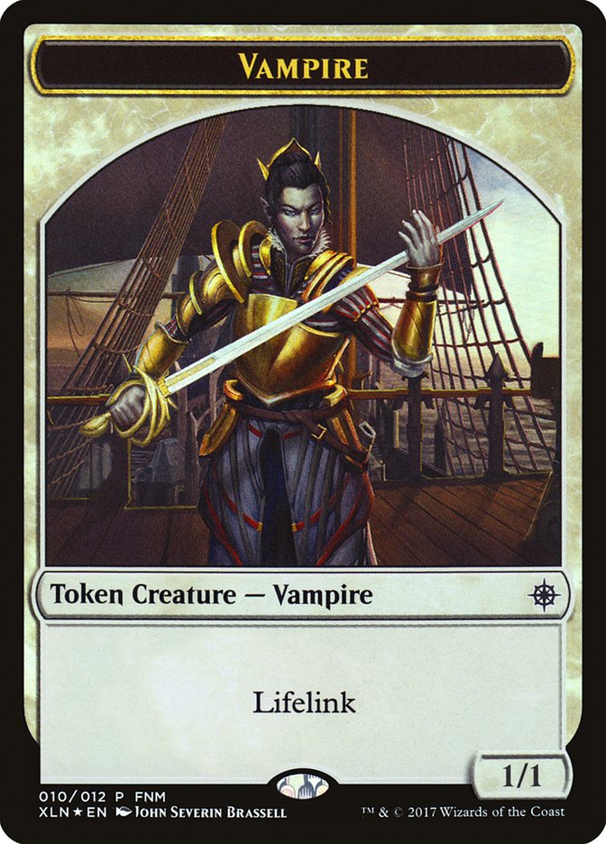 Vampire // Treasure Double-Sided Token [Friday Night Magic 2017] | Game Grid - Logan