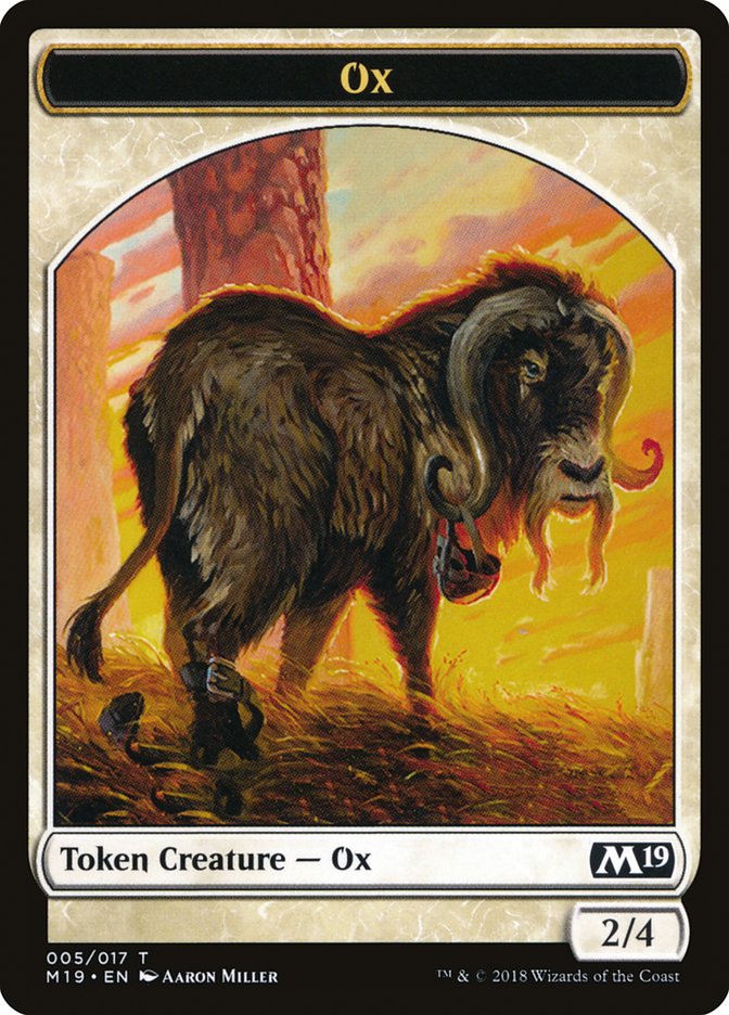 Ox Token [Core Set 2019 Tokens] | Game Grid - Logan