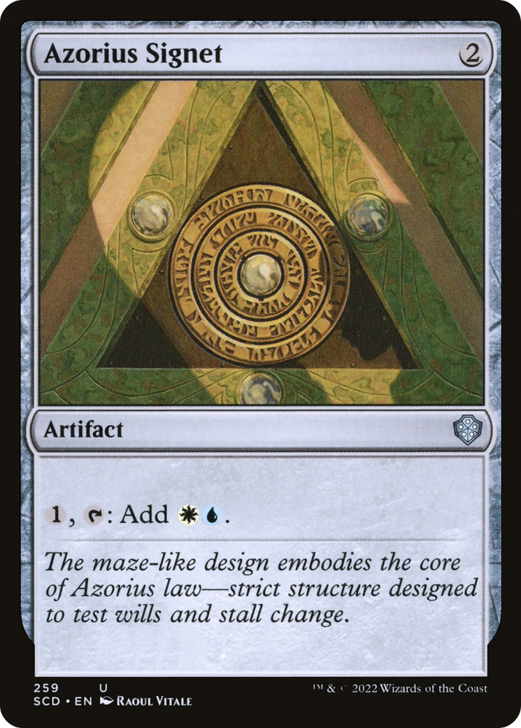 Azorius Signet [Starter Commander Decks] | Game Grid - Logan