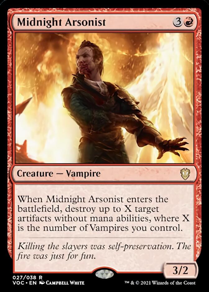 Midnight Arsonist [Innistrad: Crimson Vow Commander] | Game Grid - Logan