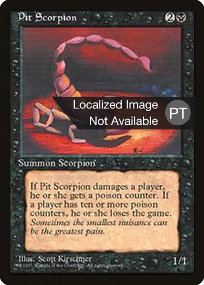 Pit Scorpion [Fourth Edition (Foreign Black Border)] | Game Grid - Logan