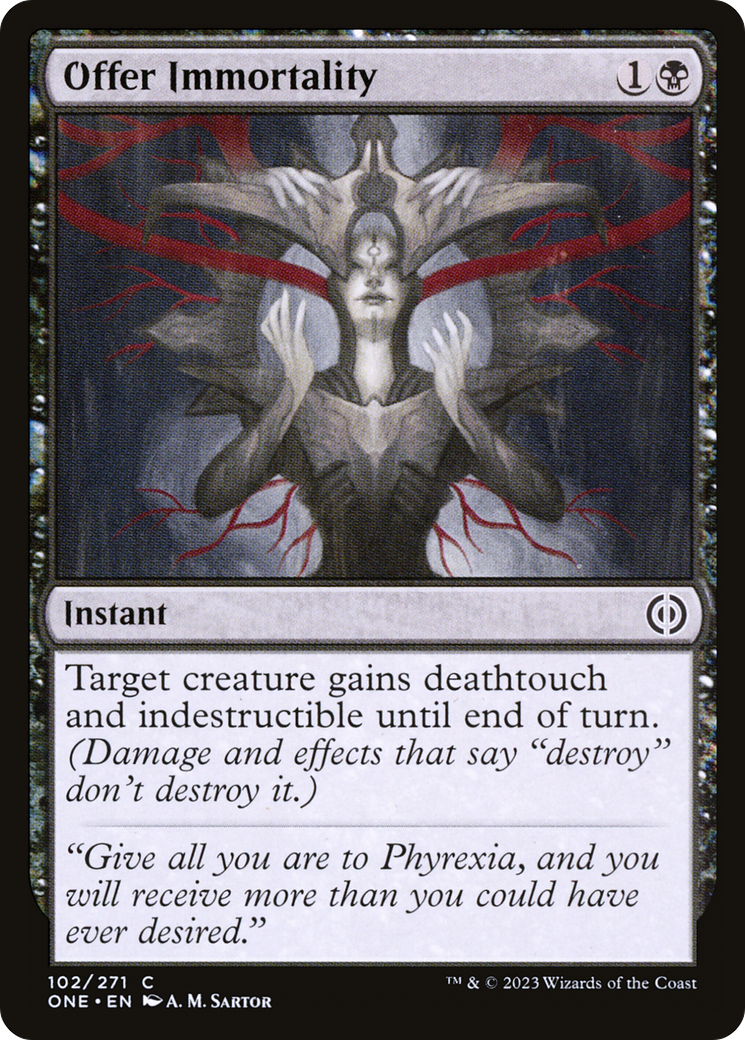Offer Immortality [Phyrexia: All Will Be One] | Game Grid - Logan