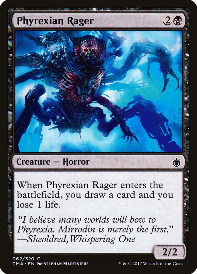 Phyrexian Rager [Commander Anthology] | Game Grid - Logan