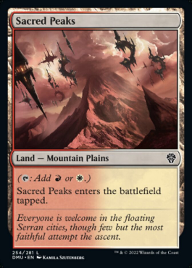 Sacred Peaks [Dominaria United] | Game Grid - Logan
