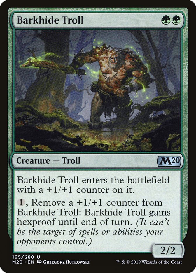 Barkhide Troll [Core Set 2020] | Game Grid - Logan