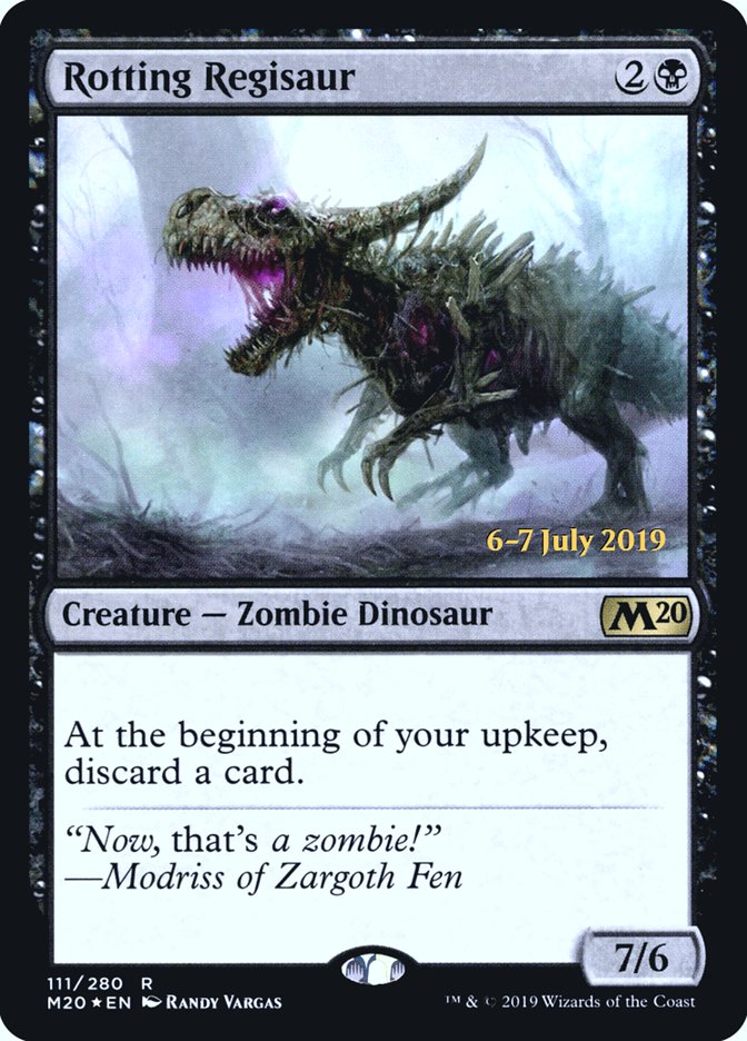 Rotting Regisaur [Core Set 2020 Prerelease Promos] | Game Grid - Logan