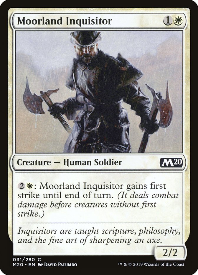 Moorland Inquisitor [Core Set 2020] | Game Grid - Logan