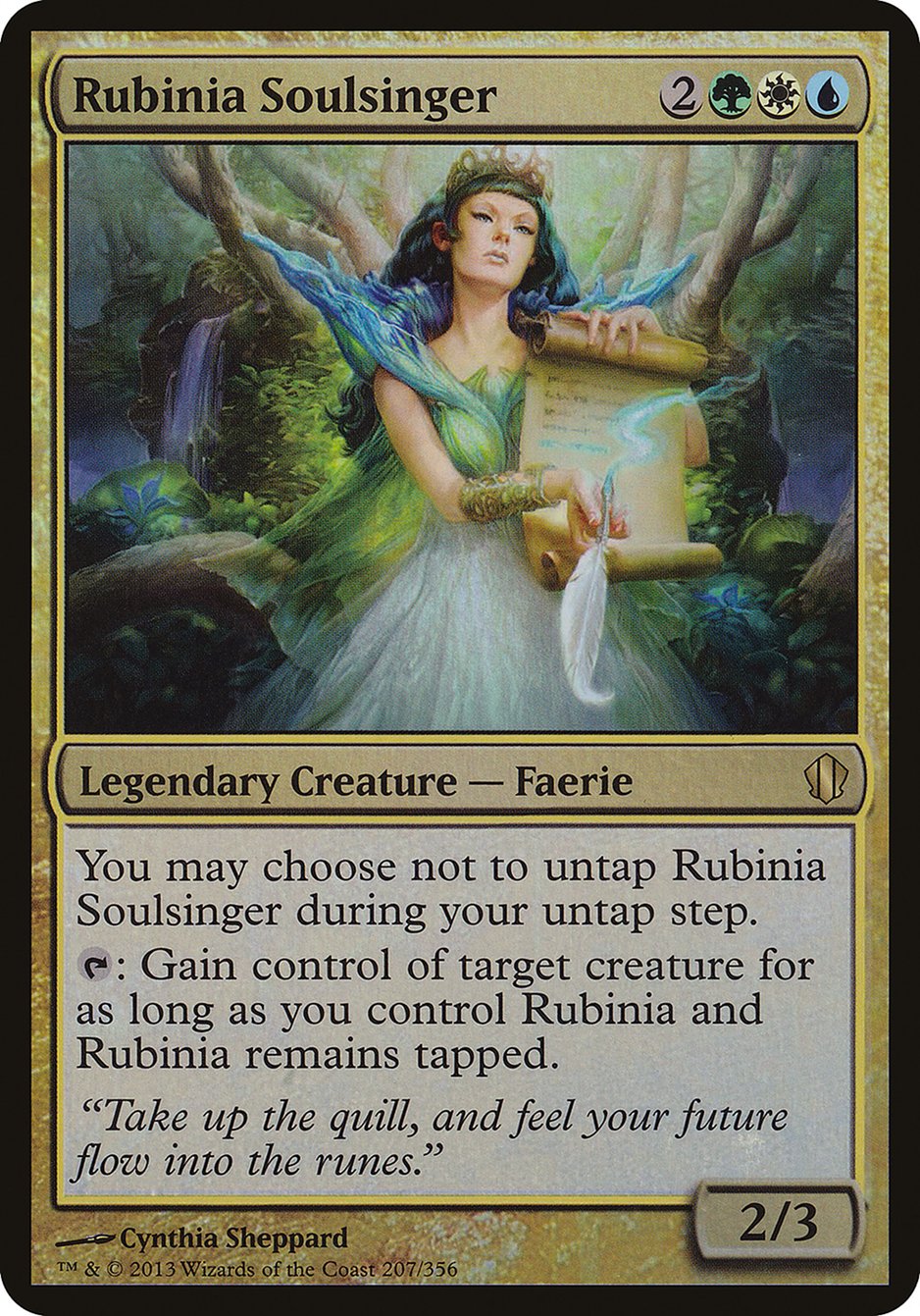 Rubinia Soulsinger (Oversized) [Commander 2013 Oversized] | Game Grid - Logan