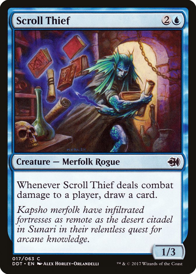 Scroll Thief [Duel Decks: Merfolk vs. Goblins] | Game Grid - Logan