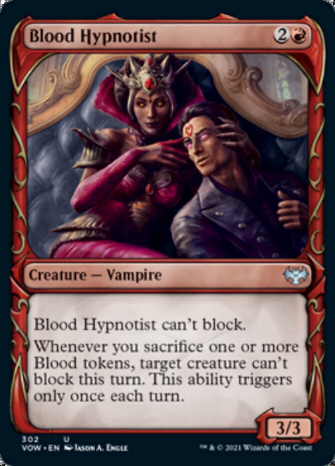 Blood Hypnotist (Showcase Fang Frame) [Innistrad: Crimson Vow] | Game Grid - Logan