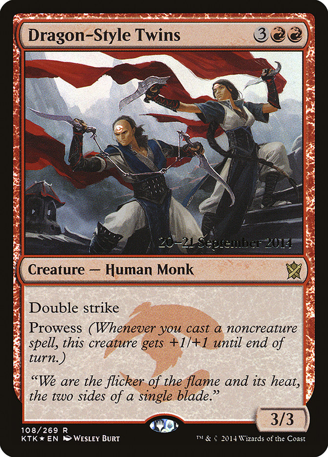 Dragon-Style Twins [Khans of Tarkir Prerelease Promos] | Game Grid - Logan