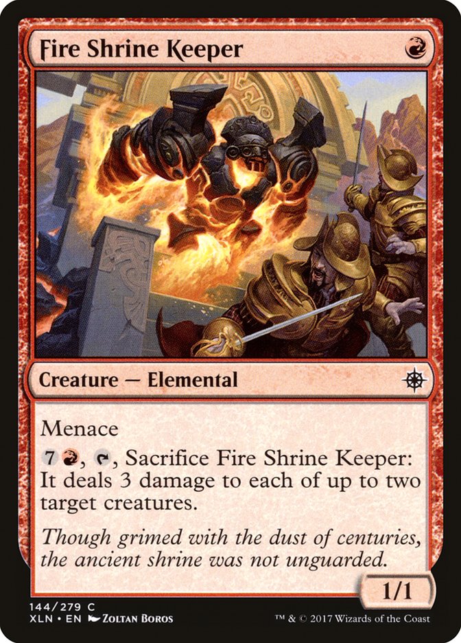 Fire Shrine Keeper [Ixalan] | Game Grid - Logan