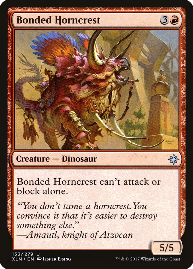 Bonded Horncrest [Ixalan] | Game Grid - Logan