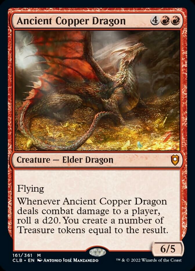 Ancient Copper Dragon [Commander Legends: Battle for Baldur's Gate] | Game Grid - Logan