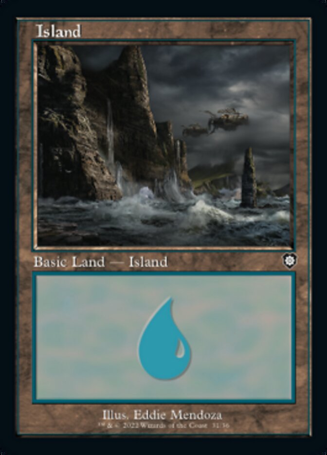 Island (031) (Retro) [The Brothers' War Commander] | Game Grid - Logan
