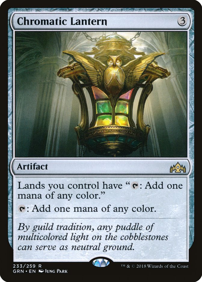 Chromatic Lantern [Guilds of Ravnica] | Game Grid - Logan