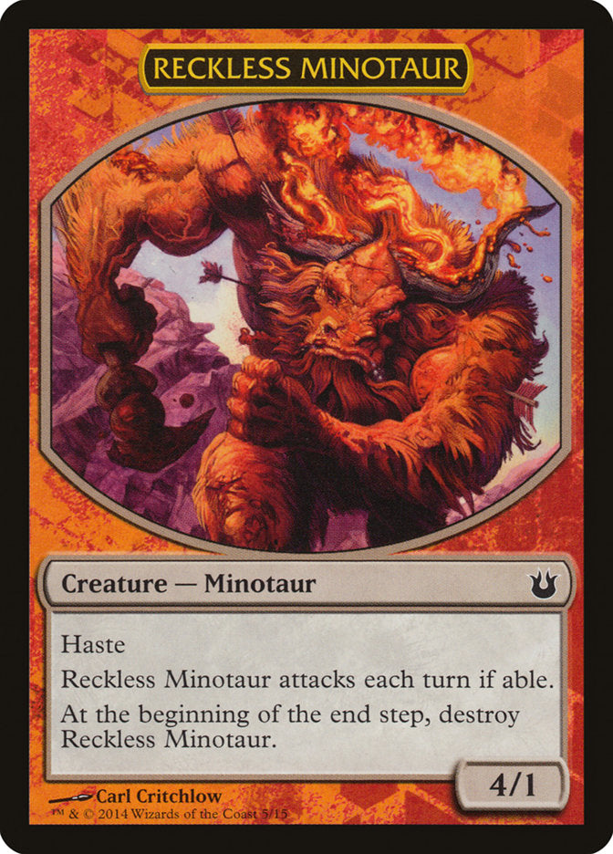 Reckless Minotaur [Born of the Gods Battle the Horde] | Game Grid - Logan