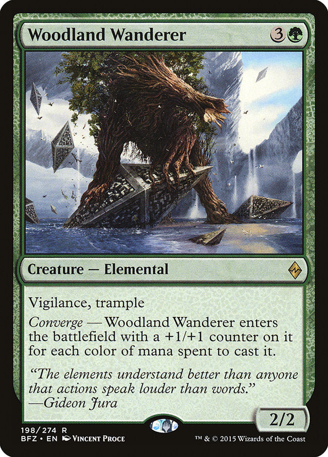 Woodland Wanderer [Battle for Zendikar] | Game Grid - Logan