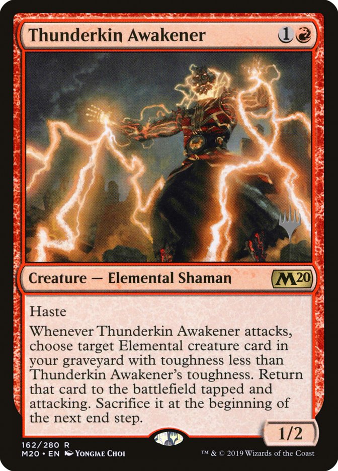 Thunderkin Awakener (Promo Pack) [Core Set 2020 Promos] | Game Grid - Logan