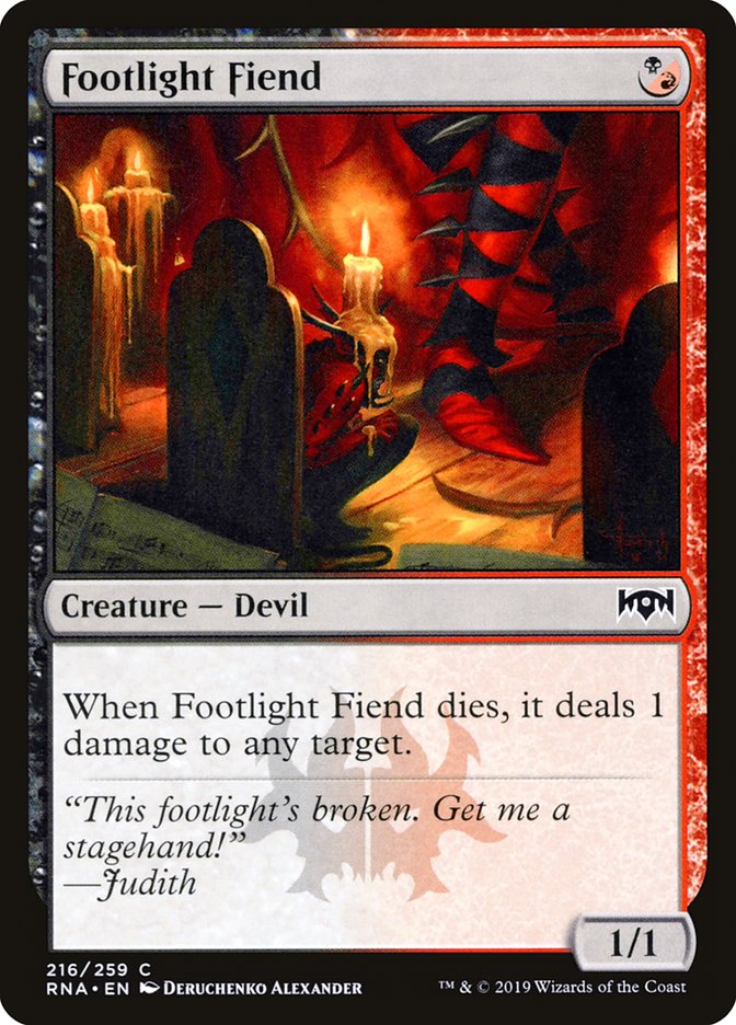 Footlight Fiend [Ravnica Allegiance] | Game Grid - Logan